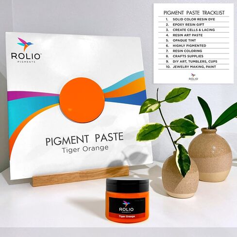 Rolio Resin Color Pigment, 10 Colors, Primary Set, 1 oz Pigment Paste Set for Epoxy Resin, Mica Powder - Concentrated Colorants for Art, DIY Crafts, Jewelry Making, Molds, and Coating Projects in Kuwait
