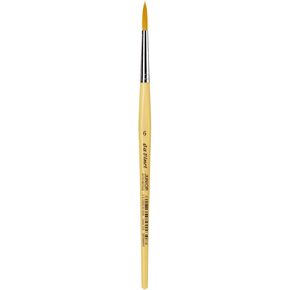 فرشاة طلاء Da Vinci Student Series 303 Junior، دائرية مرنة صناعية بمقبض غير قابل لللف، مقاس 2
