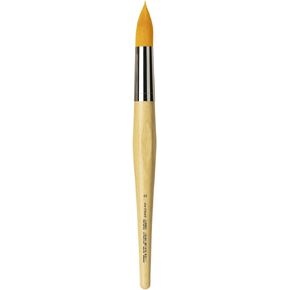 da Vinci Student Series 303 Junior Paint Brush, Round Elastic Synthetic with Lacquered Non-Roll Handle, Size 2