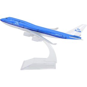 TANG DYNASTY(TM 1:400 16cm B747-400 KLM Metal Airplane Model Plane Toy Plane Model