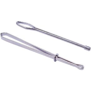 2PCS Drawstring Threader with Steel Bodkin Household Threading Tool Silver Large and Small