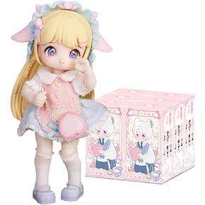 CALEMBOU BJD Dolls Blind Box Figure, Kawaii 1/12 Mechanical Jointed Doll Surprise Toys Mystery Box Doll Collectible Action Figure Posable Dress Up Doll for Girls Boys (1 Single Box)