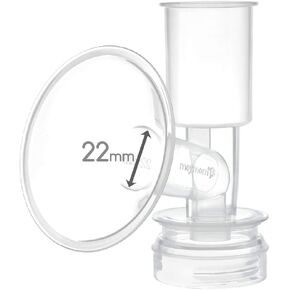 Maymom Breast Shield Flange Compatible with Ameda Breast Pumps (22 mm, Small, 1-Piece)