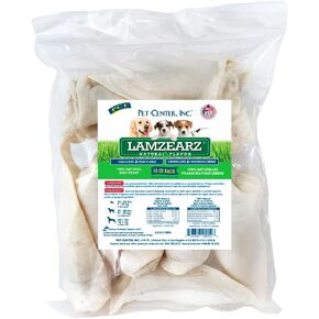 PCI Pet Center Inc Lamzearz - 24 Pack of Premium Lamb Ear Dog Treats