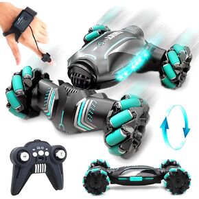 sunny seat Remote Control Car RC Stunt Car 2.4 GHZ Hand Control Gesture Sensing Control Rotating Off Road Drift Cars Four-Wheel Drive Car with Cool Lights Birthday Gifts
