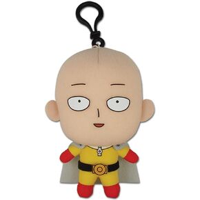 Great Eastern Entertainment One Punch Man - Saitama Collectible Plush Toy, 5"