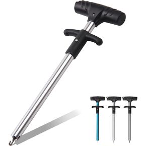 OROOTL Fish Hook Remover Tool Extractor, Portable Easy Squeeze Out Fishing Hook Separator Aluminum Fish Dehooker Removal Puller for Saltwater Freshwater Fishing