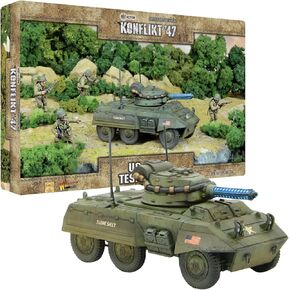 Wargames Delivered Bolt Action Konflikt '47 German King Tiger-X with Heavy Rail Gun 28mm Konflict '47 WWII Tabletop Miniatures Model for Miniature Wargaming by Warlord Games