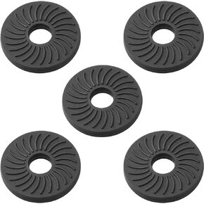 Anwenk Rubber Pads Rubber Washers with 1/4" Screw Hole for Anti-Scratch Camera & Accessories Protection, Shorten Long Camera Screw Shaft, Enhance Friction,Anti-Slippery, 20Pack