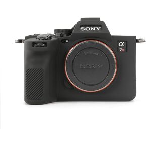 Rieibi Accessory for Sony A7RV Case, Soft Silicone Protective Case for Sony A7R5/A7R V/Alpha 7R V/A7RV/A7R 5/A7RM5 Digital Camera, Lightweight A7 RV Camera Case Grip Body Skin - Black