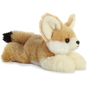 Aurora® Adorable Mini Flopsie™ Frisky Fennec Fox™ Stuffed Animal - Playful Ease - Timeless Companions - Brown 8 Inches