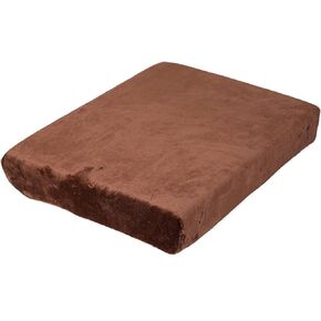 BIRDROCK HOME Memory 3" Memory Dog Bed - Ultra Soft Plush Pet Bed - Pet Mat (34 x 22, Brown)