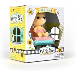 Sunny Days Entertainment Honey Bee Acres Baby Collectible Toy Figure Series, Surprise Set Includes Flocked Poseable Figure with Accessory, Assorted Style, Great Gift for Girls 3+