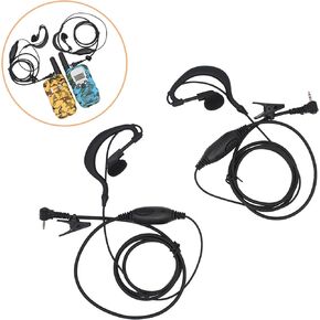 2.5mm Jack Earpiece Radio Headset with Microphone for M880 T228 T328 T388 VT8 Floureon M-880 Rivins RV-7 MOICO 2PCS