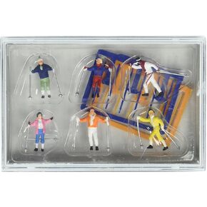 Preiser 10312 Cross Country Skiers Package(6) HO Model Figure