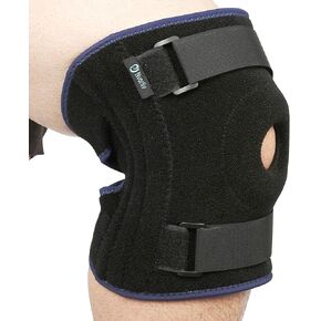 Nvorliy Plus Size Knee Braces for Knee Pain, Extra Large Adjustable Knee Support with Side Stabilizers for Arthritis Pain, Meniscus Tear, ACL, LCL, Injury Recovery & Pain Relief - Fit Women & Men