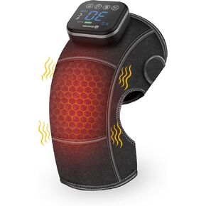 COMFIER Cordless Knee Massager with Vibration, Heated Knee Brace for Arthritis, Knee Heating Pad for Knee Pain, Electric Knee Support Fsa Hsa Eligible, Graphene Heating, Gifts for Men Women (Set of 1) in Kuwait