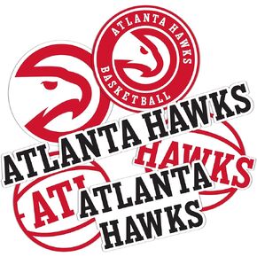 Atlanta Hawks NBA Officially Licensed Sticker Vinyl Decal Laptop Water Bottle Car Scrapbook (Type 2)