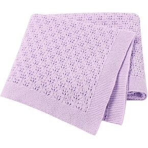 بطانية Leyeet للأطفال، بطانية قطنية للأطفال الرضع، بطانية خلوية محبوكة للأطفال حديثي الولادة من الأولاد والبنات in Kuwait