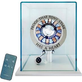 Lonyiabbi 1:1 Arc Reactor MK1 DIY Finished Product Model Led Light USB with Display Box