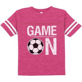Game On Soccer Shirts for Boys Girls Gifts for Players Kids Jersey T-Shirt