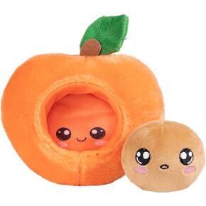 ADORA Soft & Squishy Peach Fruit Plush, Farm Fresh Scented Plush Toy Birthday Gift for Ages 1+ - Peach Pit