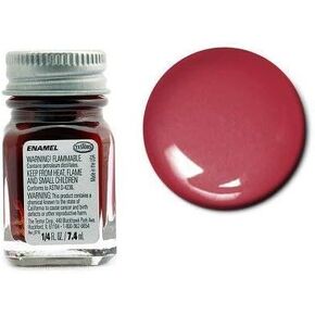Red Metal Flake Testors Enamel Plastic Model Paint