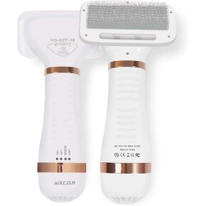 Pet Hair Dryer, 2 in 1 Pet Grooming Dryer with Slicker Brush, 3 Adjustable Pet Grooming Blowing Dryer for Small & Large Cat Dog Shower & Bath Accessories