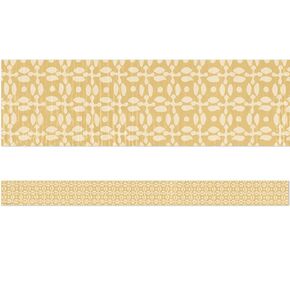 Teacher Created Resources Classroom Cottage Buttercup Straight Border Trim (TCR7180)