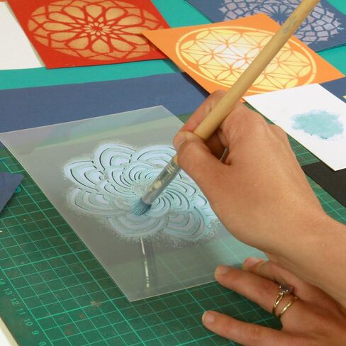 Butterflies Stencil - A5 Size - Reusable Kids Friendly DIY Stencil for Painting, Baking, Crafts, Wall, Furniture in Kuwait