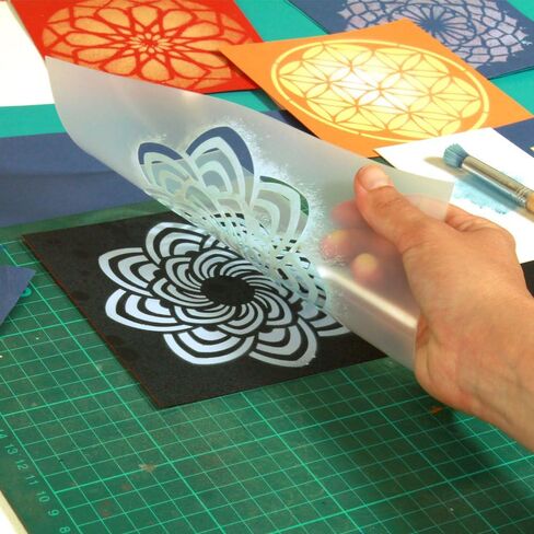 Butterflies Stencil - A5 Size - Reusable Kids Friendly DIY Stencil for Painting, Baking, Crafts, Wall, Furniture in Kuwait