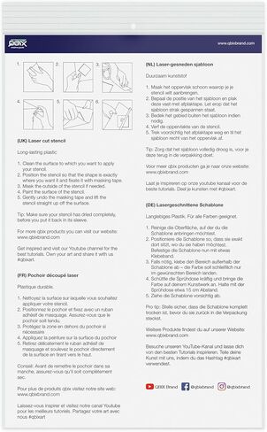 Butterflies Stencil - A5 Size - Reusable Kids Friendly DIY Stencil for Painting, Baking, Crafts, Wall, Furniture in Kuwait