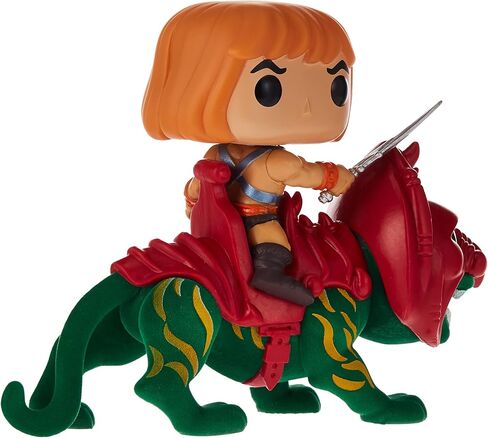 بوب! Rides HE-Man ON Battle CAT 84 Flocked TARGETCON إصدار محدود حصريًا in Saudi Arabia