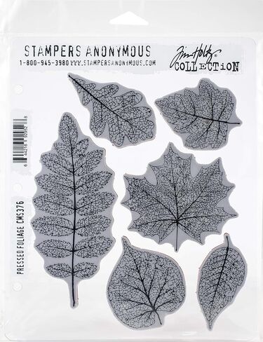 Tim Holtz - Stampers Anon CLING RBBR STAMP SET PRSD FOLIA, Pressed Foliage in Saudi Arabia