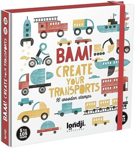 Bam! Transports! 16 Wooden Stamps in Saudi Arabia