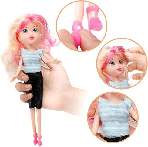 Liberty Imports 12 Pack: American Fashion Beauty Dolls in Individual Boxes - 10" Girls Runway Divas Multipack Toys Bundle Bulk Party Favors Supplies (10") in Saudi Arabia
