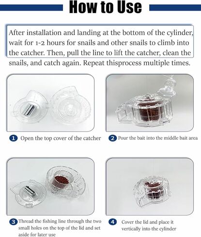 aiqriwv فخ الحلزون حوض السمك، الماسك الحلزون لخزان الأسماك لا بلاناريا، فخ بلاناريا شفافة لحوض السمك حوض السمك بلاناريا علقة الحلزون الصغير in Kuwait