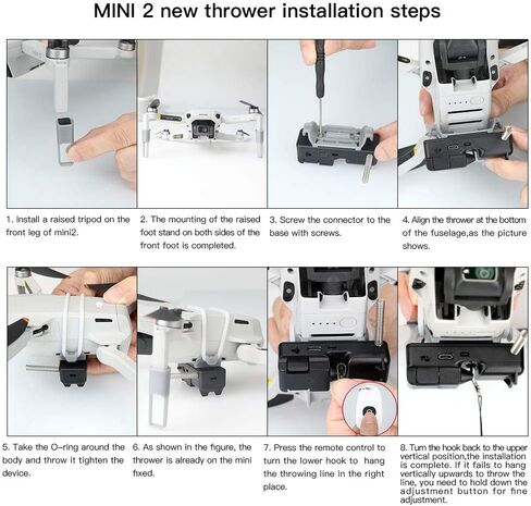 جهاز توصيل الحمولة من RCGEEK متوافق مع جهاز إسقاط قاذف النقل بدون طيار DJI Mavic Mini 2 in Kuwait