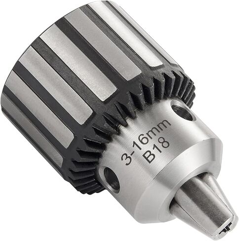 Eumtenr Heavy Duty R8 Drill Chuck, 5/8" Capacity with R8 Precision Shank and K32 Chuck Jaw Tightening Key (B18 3-16 MM) in Saudi Arabia