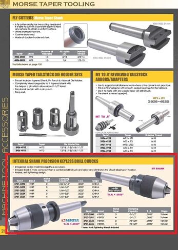 VERTEX 3701-2626 1/8-5/8 Inch MT4 Integrated Keyless Drill Chuck in Saudi Arabia