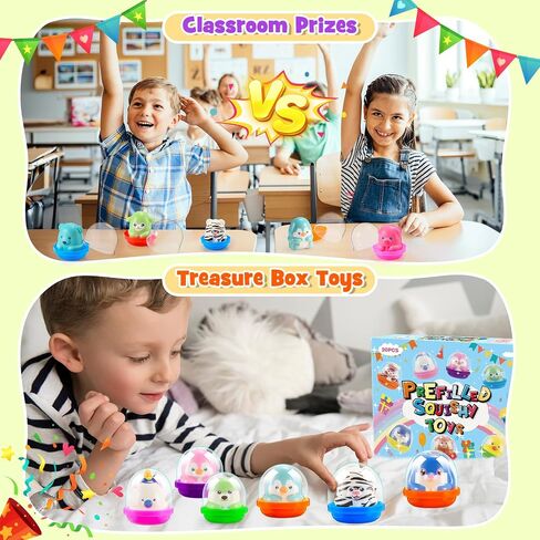 20 PCS Squishy Animals Toys, Birthday Gifts for Kids Classroom Prizes Treasure Box Toys Party Favors Desk Pets Sensory Toys for Autism Goodie Bags Pinata Stuffers for Toddler Boys Girls in Saudi Arabia