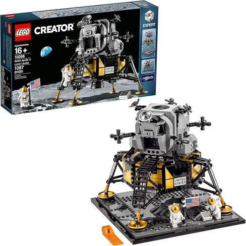LEGO Creator Expert NASA Apollo 11 Lunar Lander 10266 Building Toy Set for Ages 16+ (1087 Pieces) in Saudi Arabia