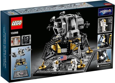 LEGO Creator Expert NASA Apollo 11 Lunar Lander 10266 Building Toy Set for Ages 16+ (1087 Pieces) in Saudi Arabia