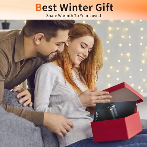 تدفئة اليد المغناطيسية مع مصباح يدوي، 2 حزمة قابلة لإعادة الشحن 10000 مللي أمبير 3 مستويات سخان كهربائي محمول للجيب، تدفئة اليد الساخنة للتخييم، المشي لمسافات طويلة، الصيد، الجولف، كرة القدم in Kuwait