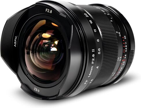 عدسة يدوية بزاوية عريضة للغاية مقاس 14 مم F2.8 II من Pergear، متوافقة مع كاميرات Nikon Z-Mount ذات الإطار الكامل بدون مرآة Z5 Z6 Z7 Z6II Z7II Z9 in Kuwait