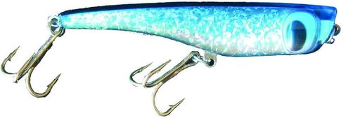 طُعم صيد السمك الصلب من Frenzy TAP-GID Angry Popper، لمسة نهائية باللون الفيروزي in Kuwait