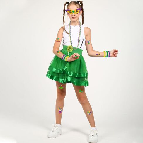 207 قطعة من زينة ماردي غرا، 36 قطعة من قلادات ماردي غرا، 6 قطع من الأقنعة، 54 قطعة من العملات المعدنية، 105 قطعة من ملصقات الوشم، 6 قطع من الأساور المطاطية من إكسسوارات ماردي غرا، مجموعة هدايا للحفلات التنكرية in Kuwait