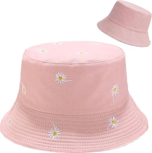 Taidor Print Cotton Bucket Hat Beach Hat Summer Travel Sun Hats Fisherman Cap in Saudi Arabia