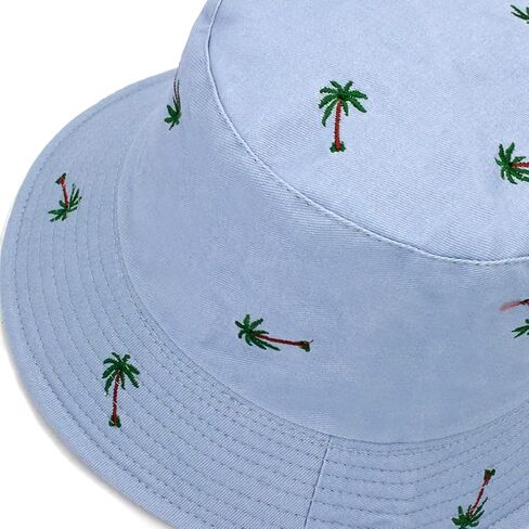 Taidor Print Cotton Bucket Hat Beach Hat Summer Travel Sun Hats Fisherman Cap in Saudi Arabia