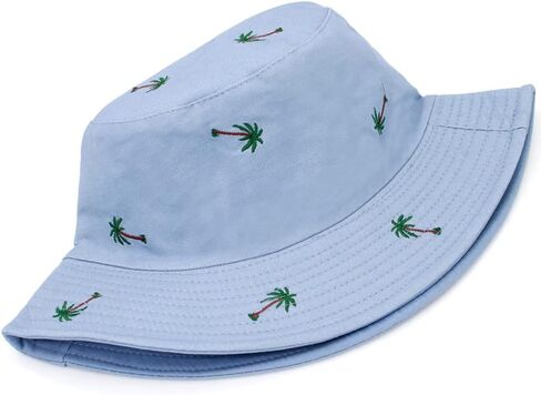 Taidor Print Cotton Bucket Hat Beach Hat Summer Travel Sun Hats Fisherman Cap in Saudi Arabia